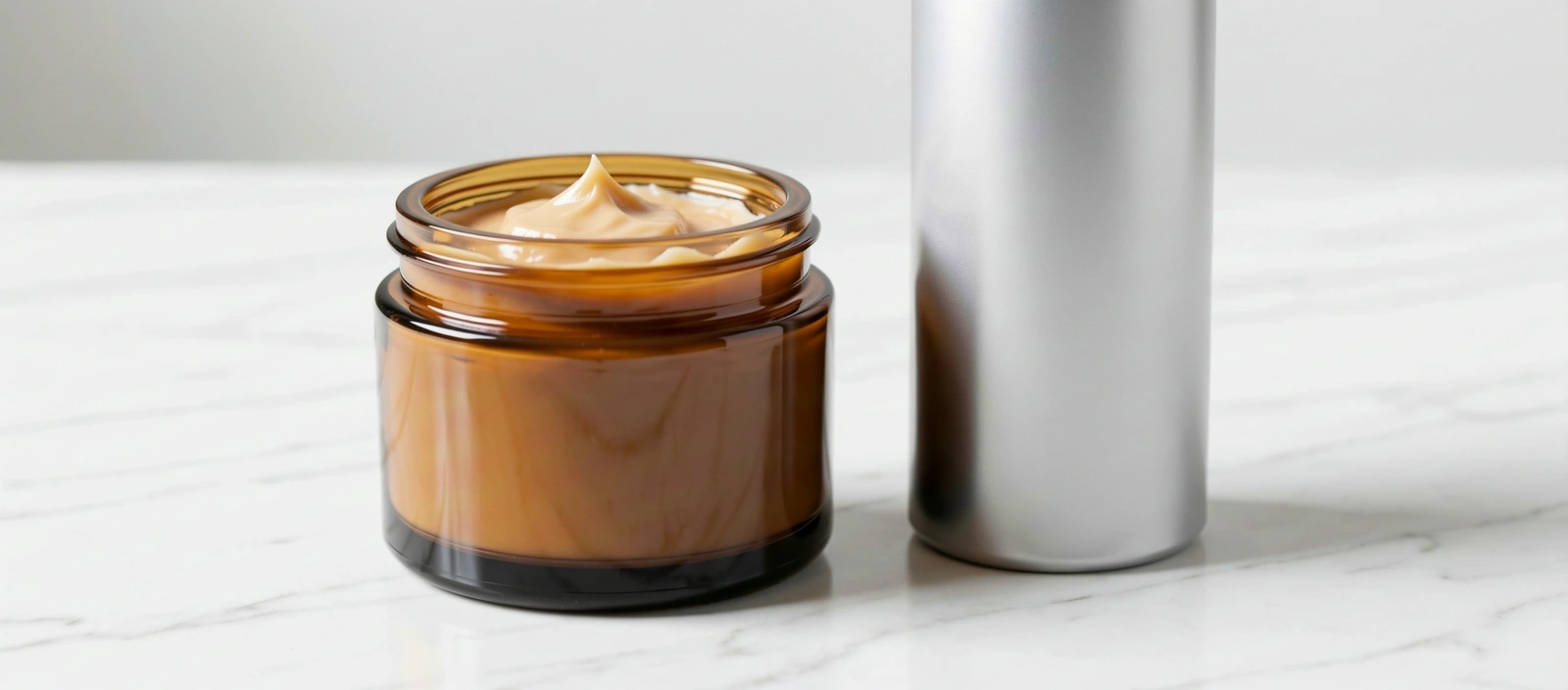 Premium body care and wellness products display